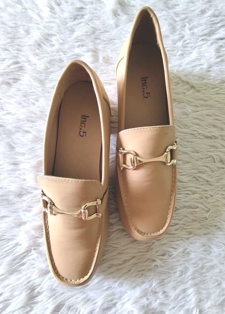 Beige Loafers (Women's)