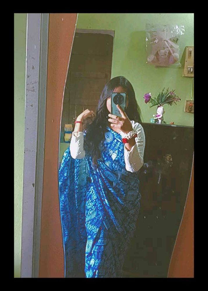 Blue Saree