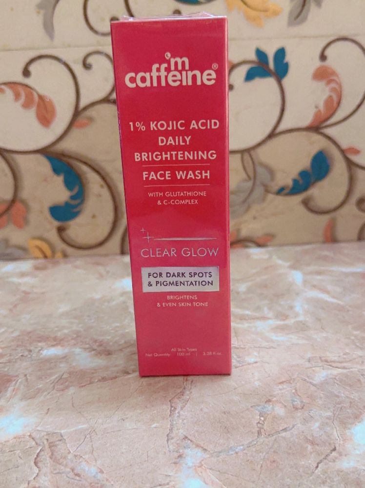 Mcaffeine 1% Kojic Acid Daily Brightening Face Was