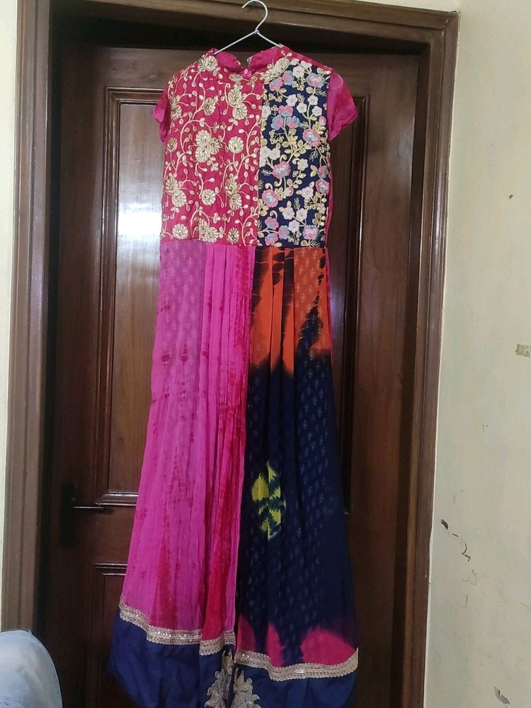 Beautiful Multicolored Kurti In Georgette With Embroidery