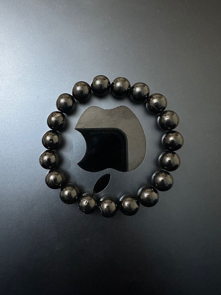 Black Obsidian Bracelet Charged : Negativity Prote