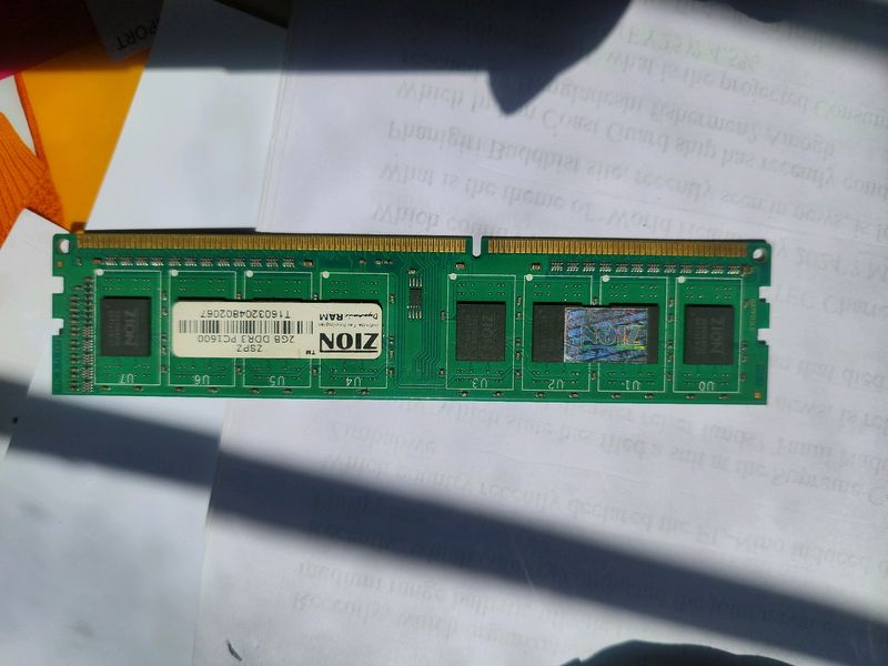 pc ram ddr3 (2gb)