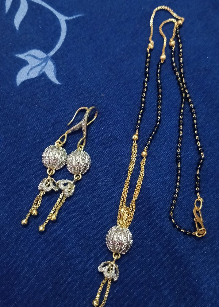 Mangalsutra Set With Earings