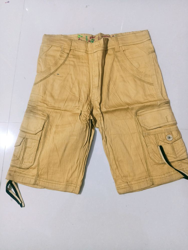 6 pocket cotton shorts