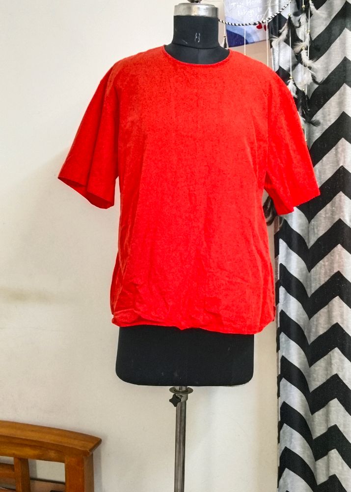 Plus Size Orange Top