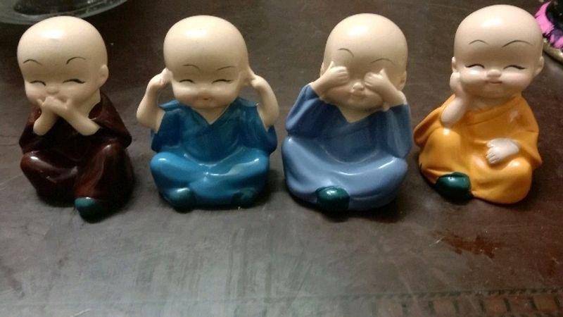 Baby Buddha Set Of 4 Show Piece