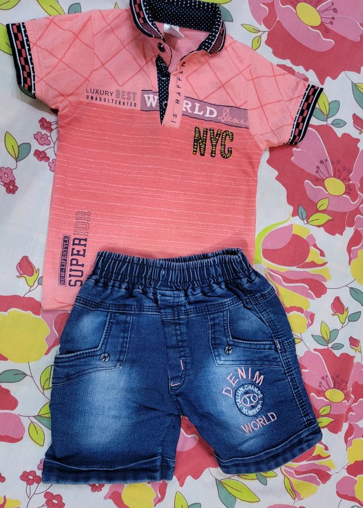 Kids T-shirt Bottom Set