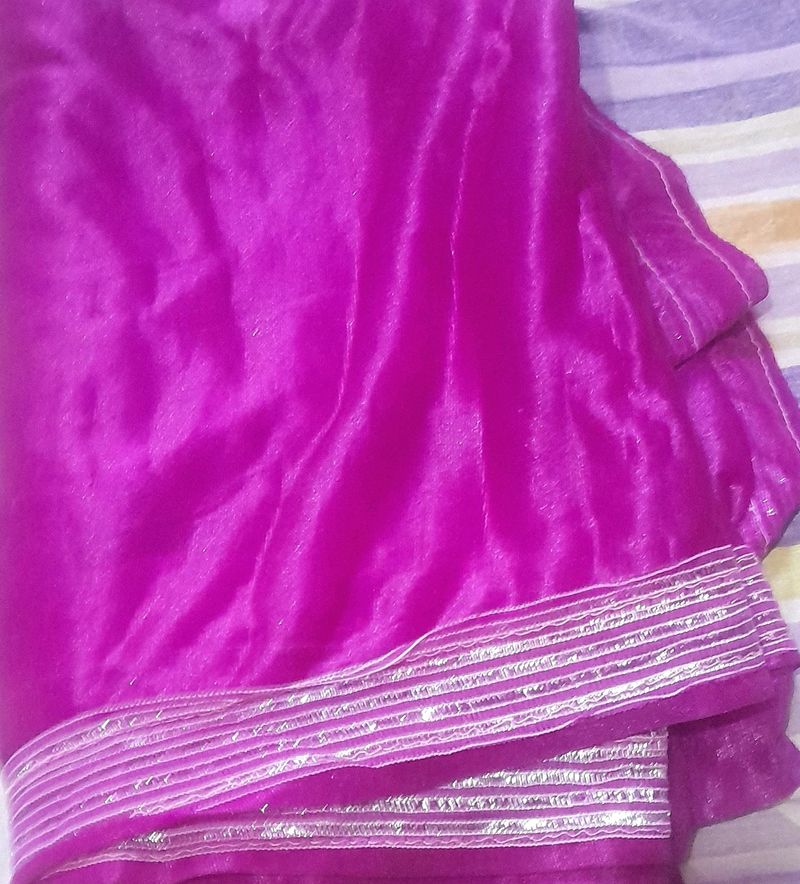 Pink Soft Saree