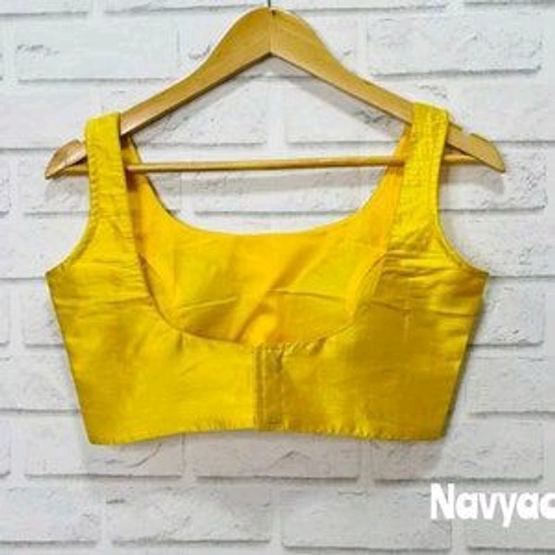 Beautiful Yellow Blouse For Woman