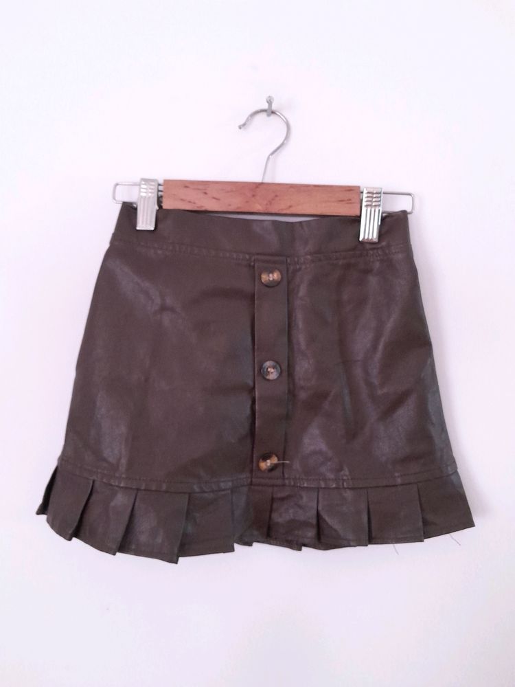 Brown Basic Skirt (Girl's)