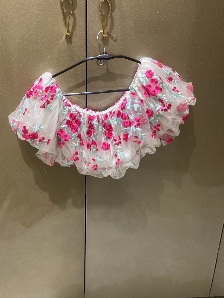 Floral Crop Top