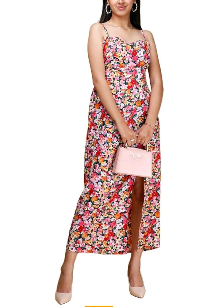 #EyePoping multicolored Floral Dress