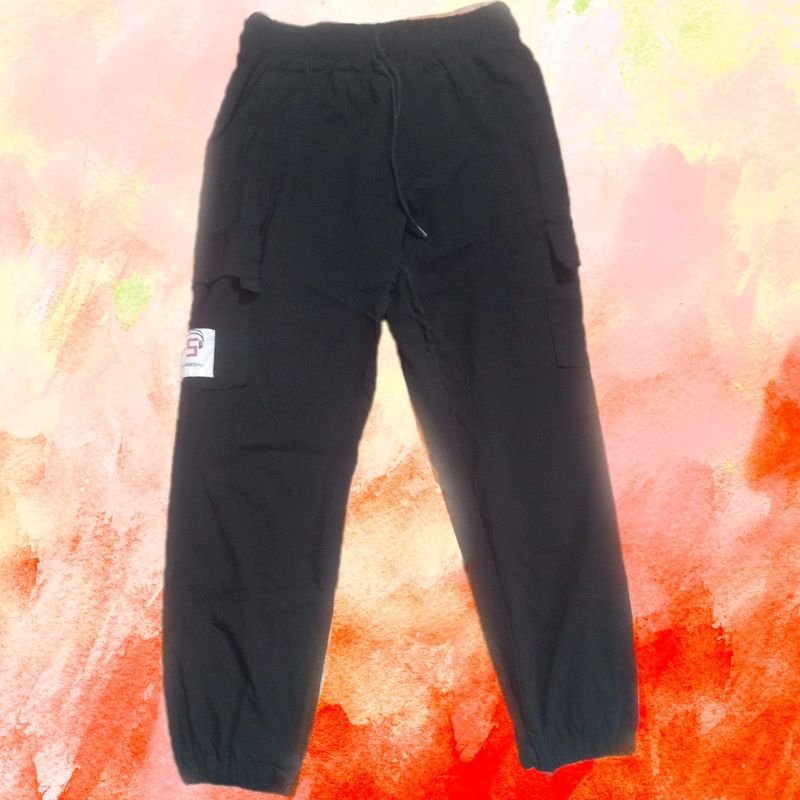 black active joggers for women (flaw shown)