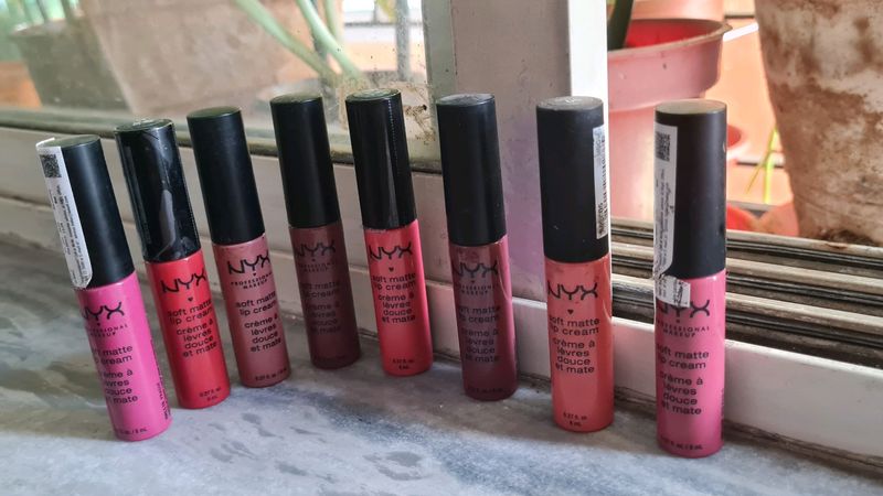 Set Of Nyx Soft Matte Lip Cream