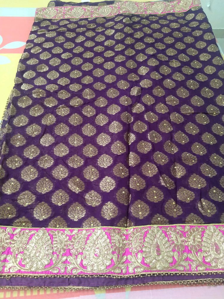 Wedding Or Party Wear Heavy Look Saree,