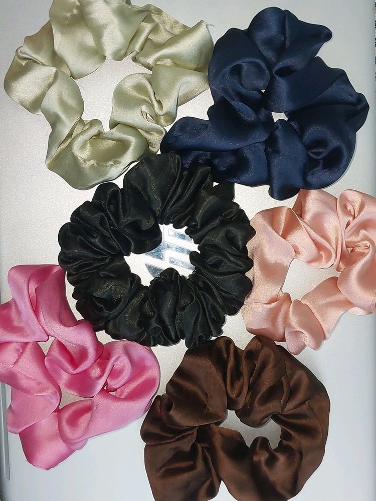 Colorfull Scrunchie Pack Of 6