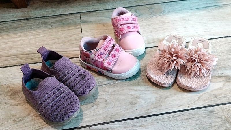 Set Of 3 Footwear For 12-24 Months