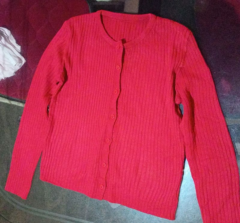 Winter Wear Red + Light Pink Full Sleeve Shirts