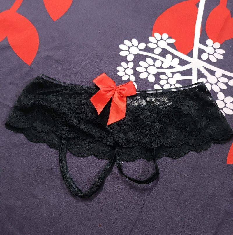 Lace Open Intimates Brief