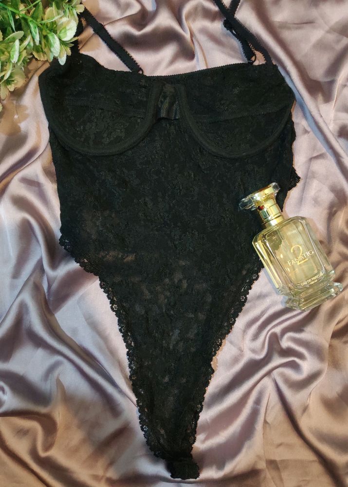 black net bodysuit