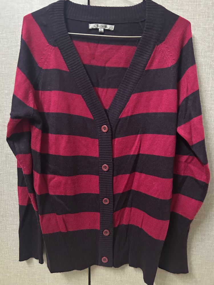 Striped Cardigan ( Women )