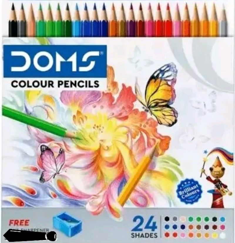 Doms Pencil Colour 24 Shades