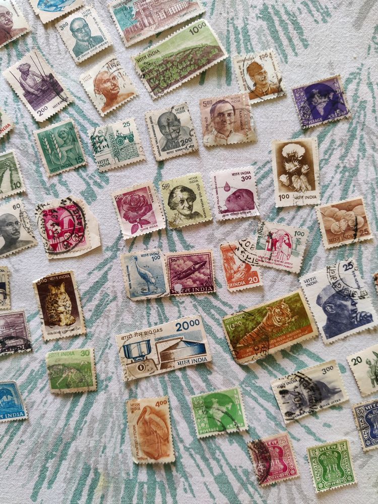 50 Old Indian Stamps