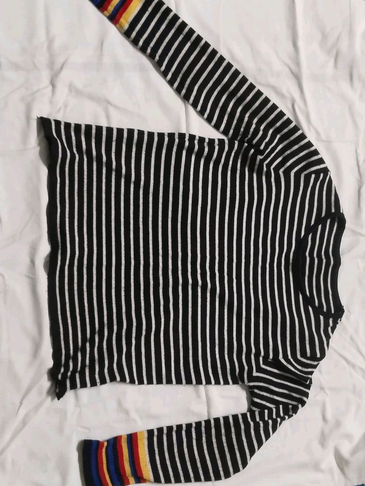 Black & white Top Medium Size Womens