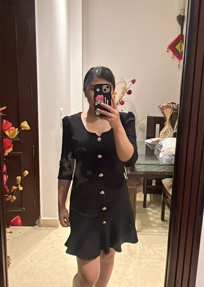 Classic Black Mini  Dress