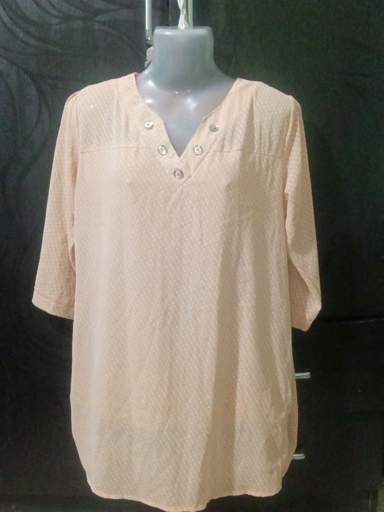 Tan Coloured Causual Top