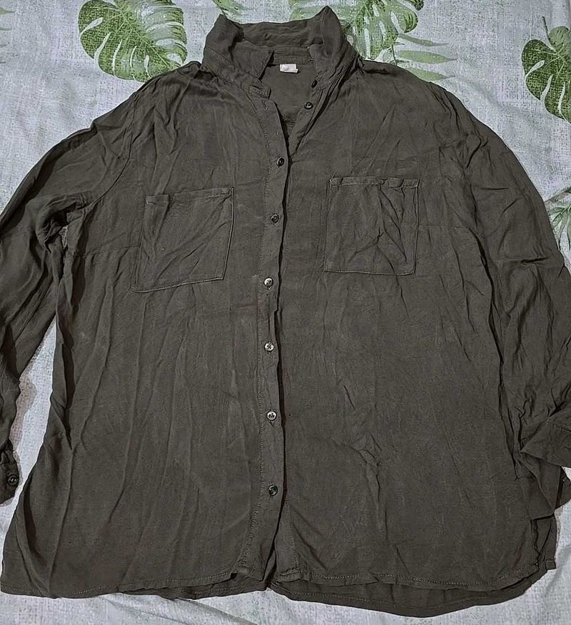 Olive Full Sleeve Shirt