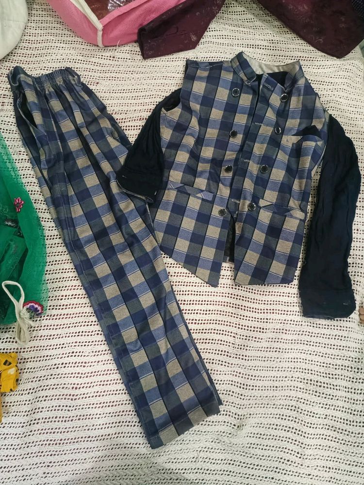 Kids Full New Coat Pant With Shirt