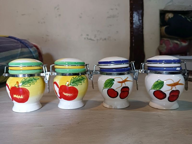 4 New Pickle/Chutney Jar