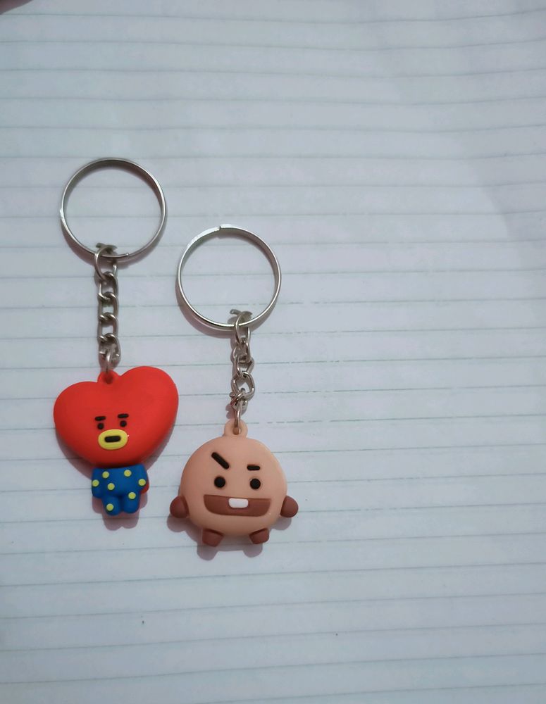 Tata And Shooky Keychain- BTS