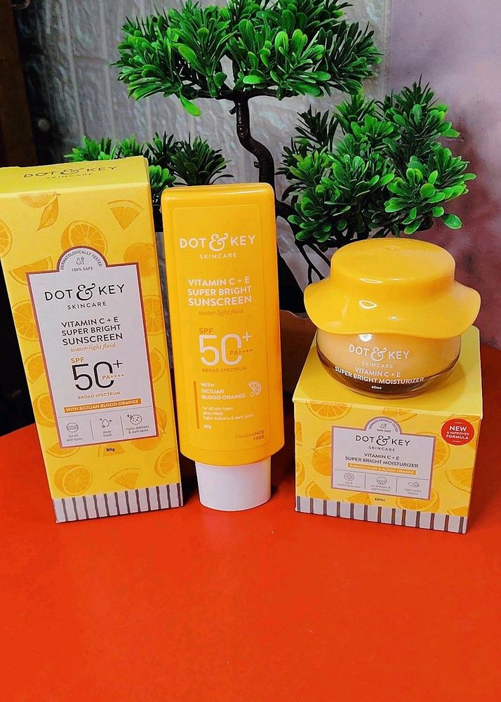 Brand New  Dot & Key Sunscreen& Moisturizer 💛