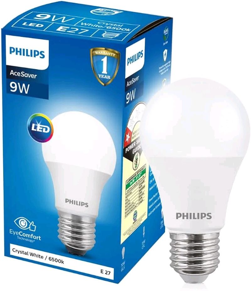 PHILIPS 9W E2 LED Bulb, Pack of 2