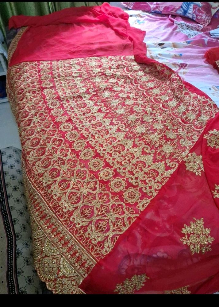 Totally New Saree Cum Lehga