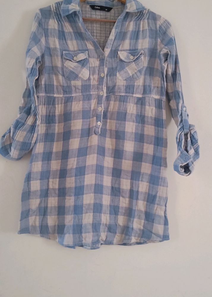 Button Up Top With Great Flare For Women