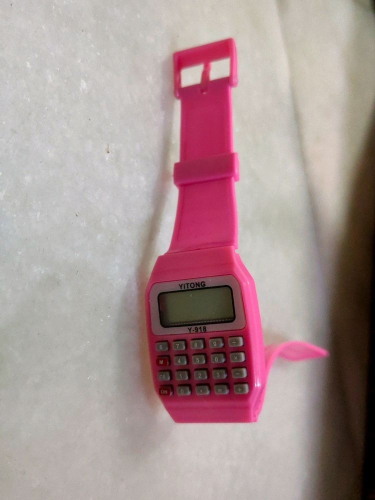 Calculator Pink Watch💗