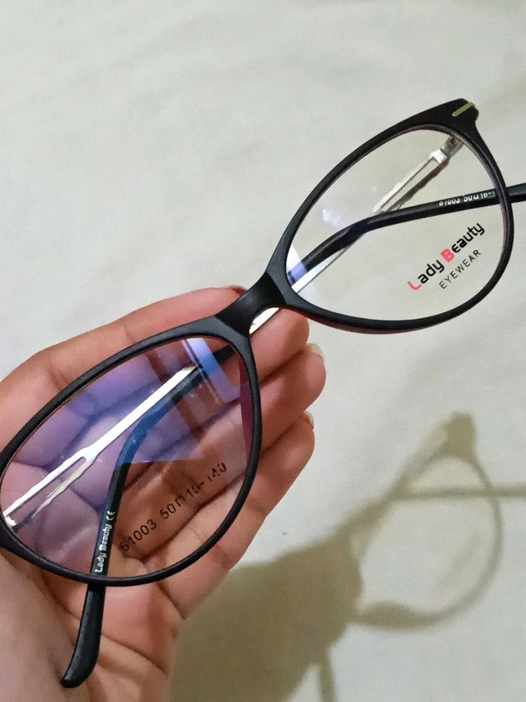 Cat Eye Blue Cut Frame