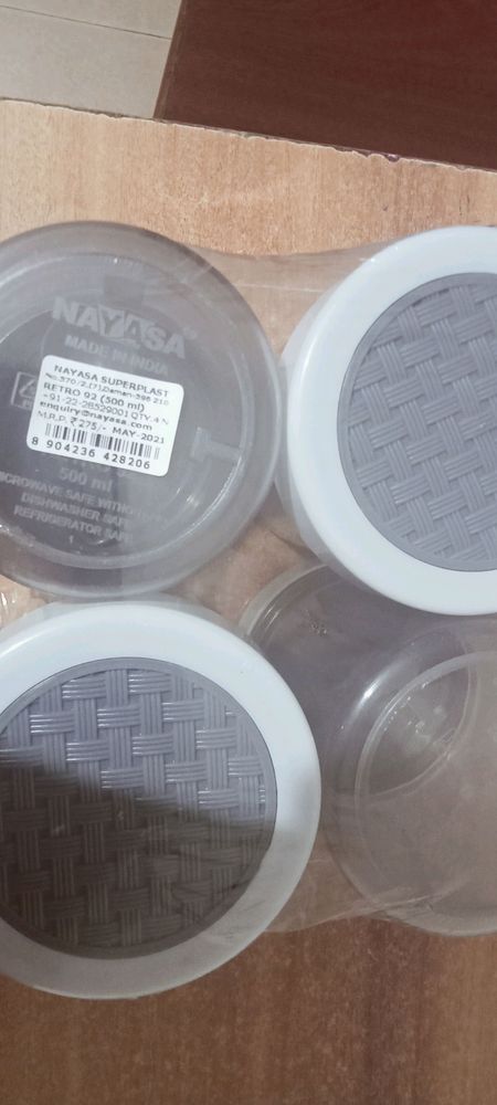 Naysa 500 gm solid container set