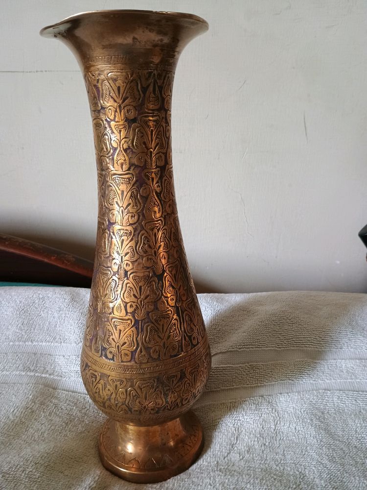 Brass Antique 100 Yrs Old Vase