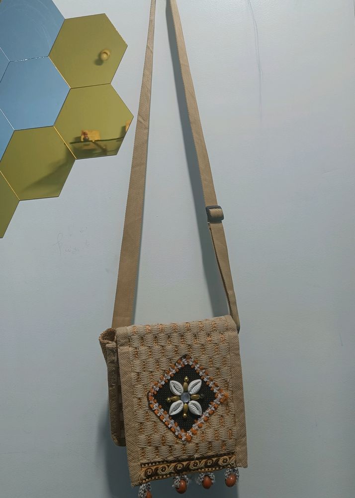 Jute Sling Bag