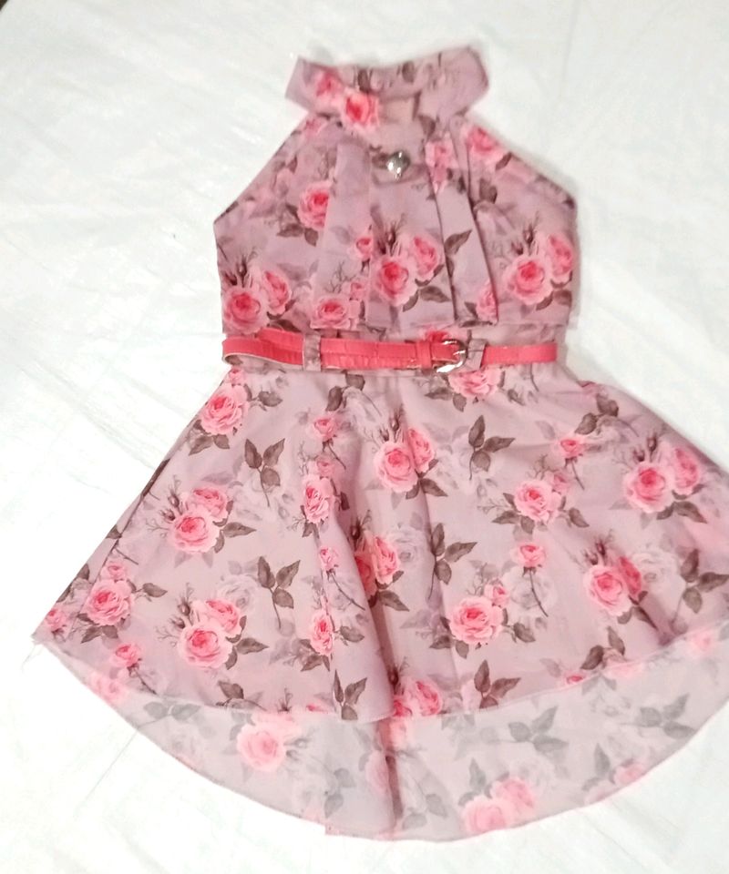 Halter Neck Dress For Girls