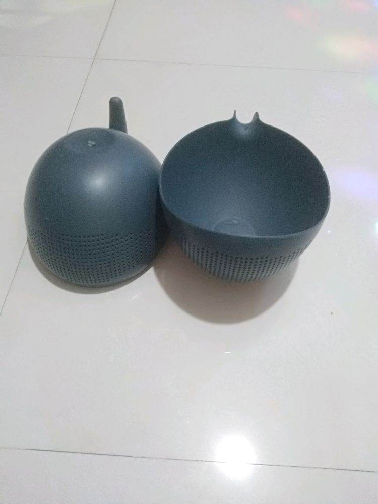 Brand New Plastic Rice Bowl Food Strainer