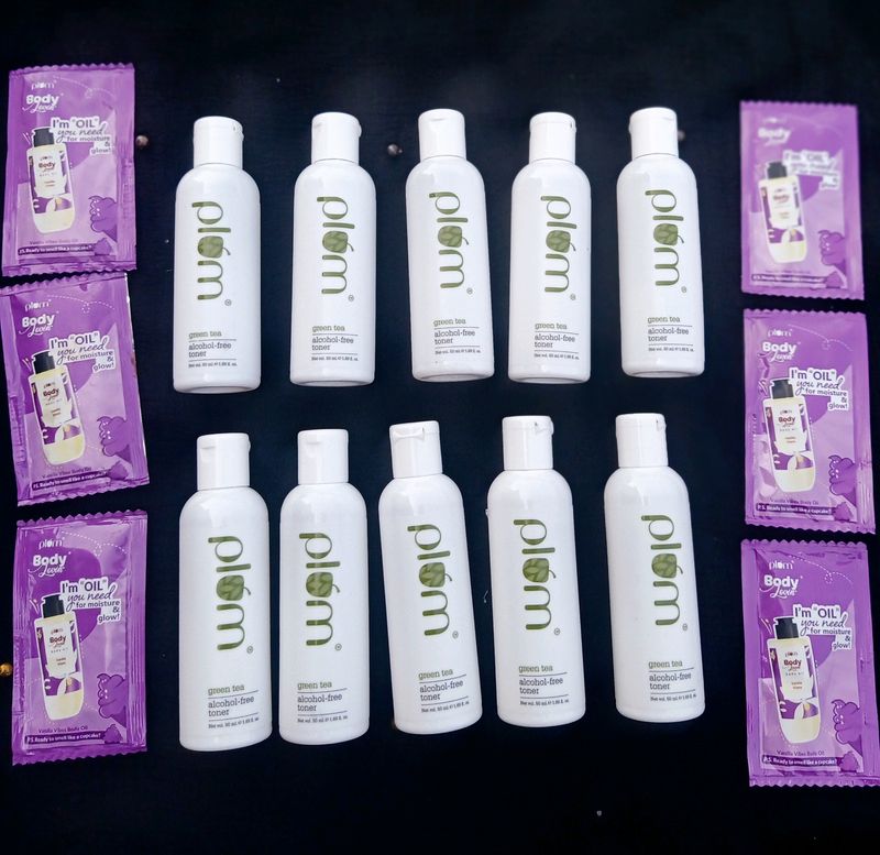 Combo Pack Of 10❤️ Plum Green Tea Toner 😍