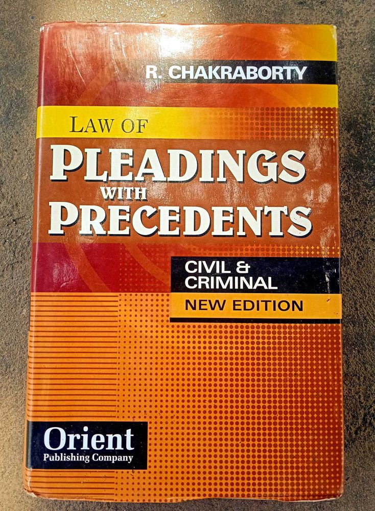 Law Of Pleadings With Precendents