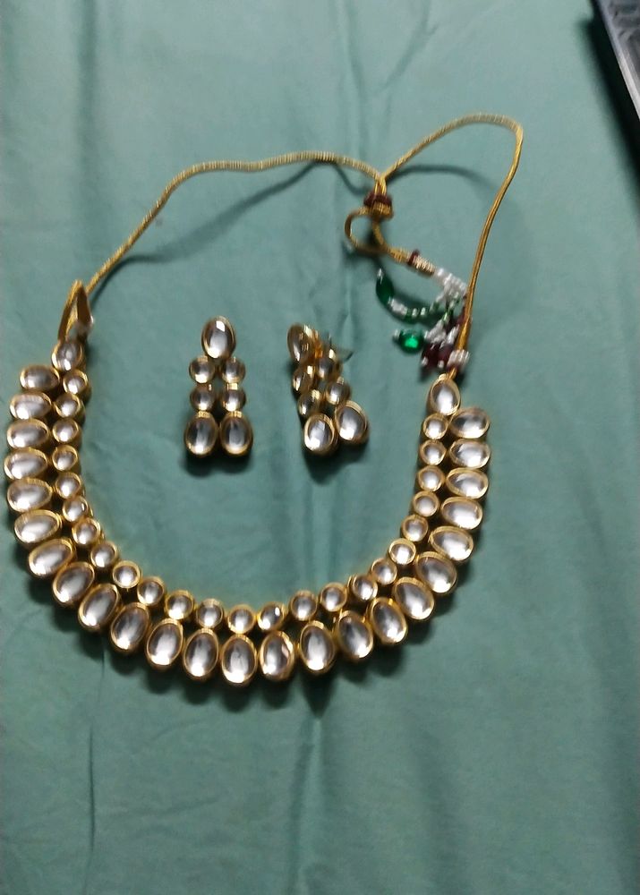 Party Wear Kundan Necklace Set