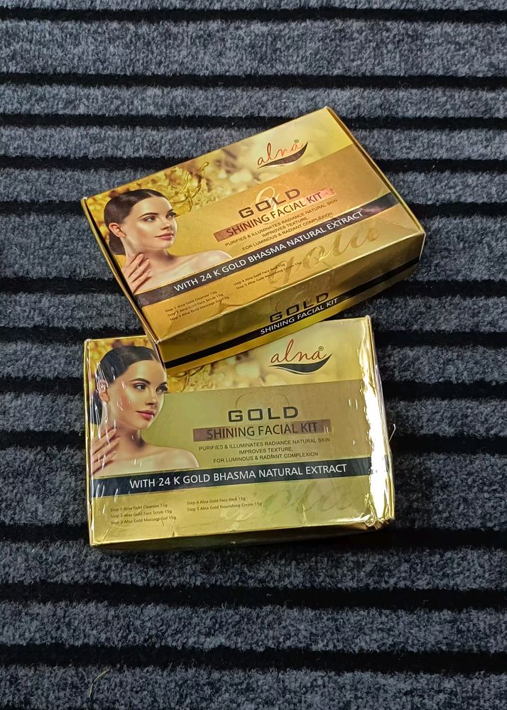 Gold Shining Facial Kit Sealed Pack Ki-1