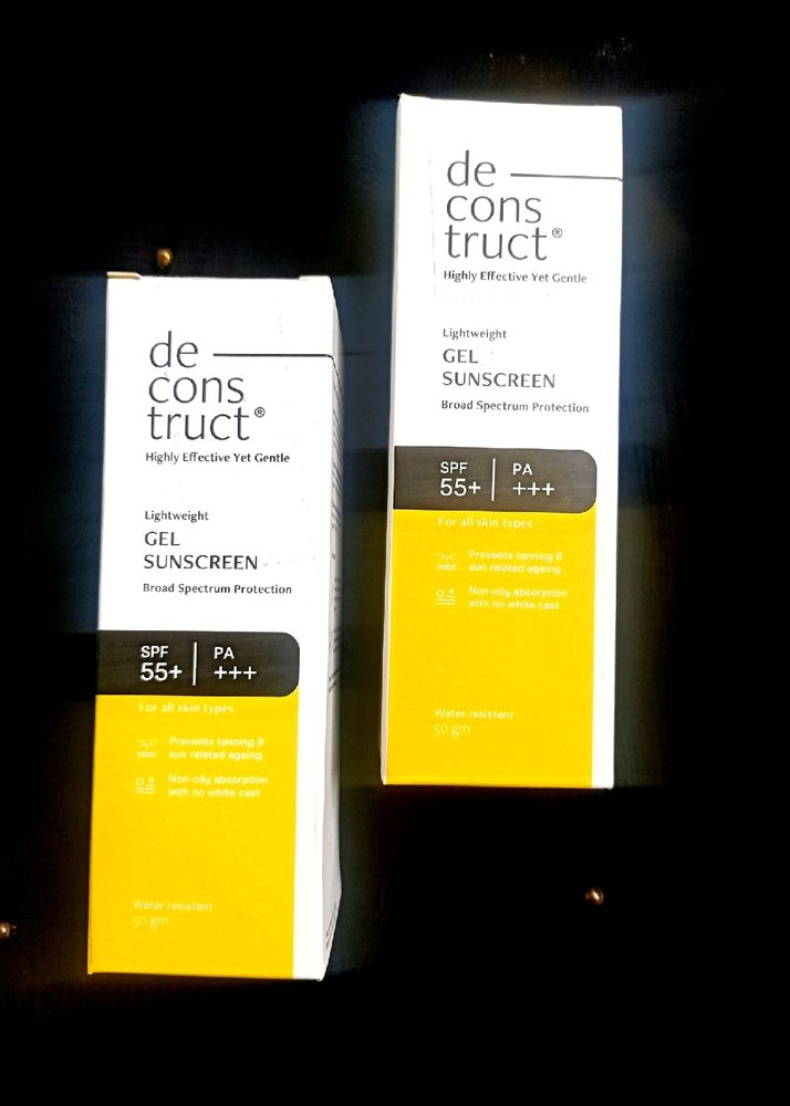 Combo Of 2 Deconstruct Gel Sunscreen 🌞